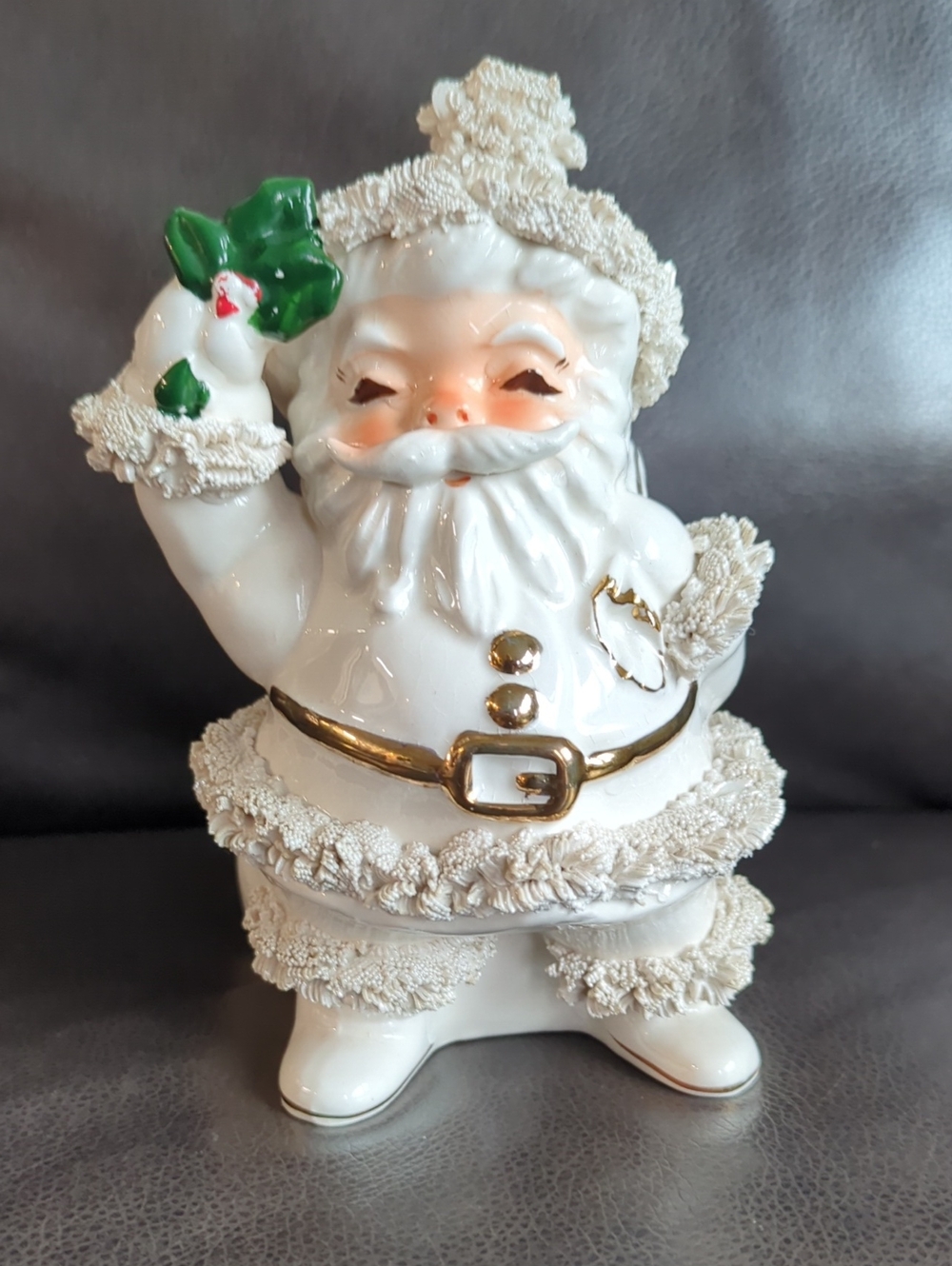 Vintage Inarco Santa Claus Planter – 1960s Midcentury Modern Christmas Decor